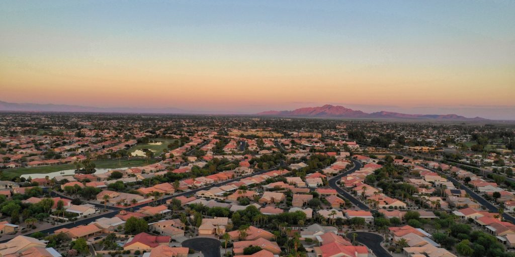 Arial photo of Chandler,AZ