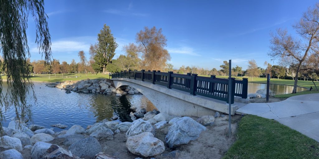 Bridge at William R Mason Regional Park, Irvine, California